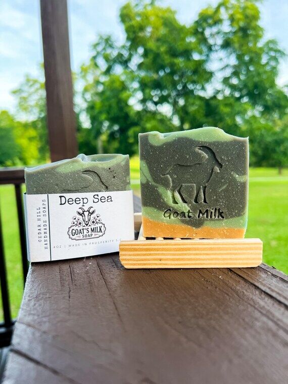 Deep Sea Goat Milk Soap | Cold Process Soap...
