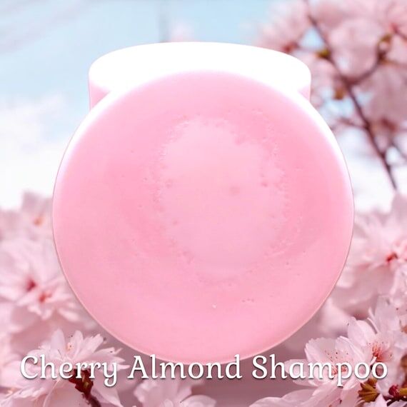 Cherry Almond Solid Shampoo Bar | Vegan and C...
