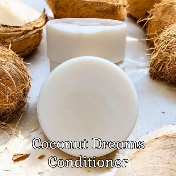 Coconut Dreams Round Solid Conditioner Bar | ...