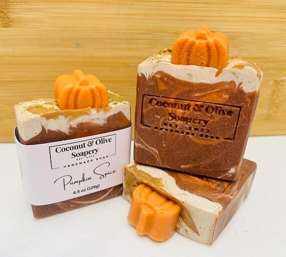 Pumpkin Spice Soap: Autumn Scented, Cozy Bath...