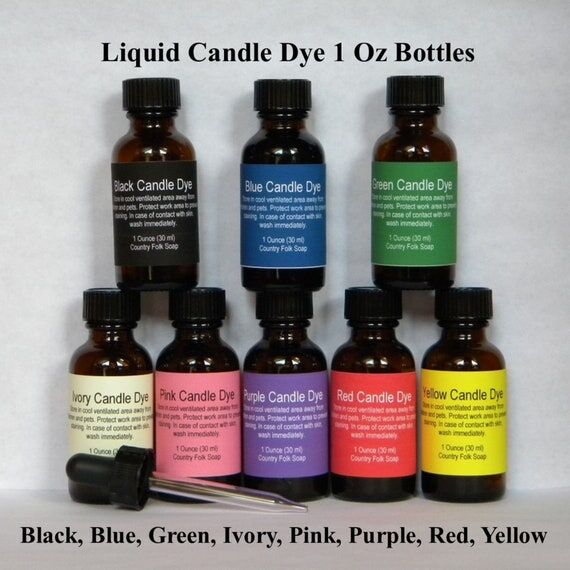 Candle Wax Dye 1 Oz Liquid Candle Color, Blac...
