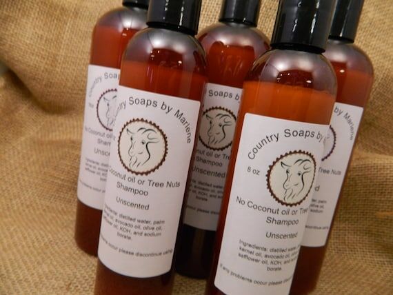 Fragrance Free Liquid Shampoo NO coconut oil ...