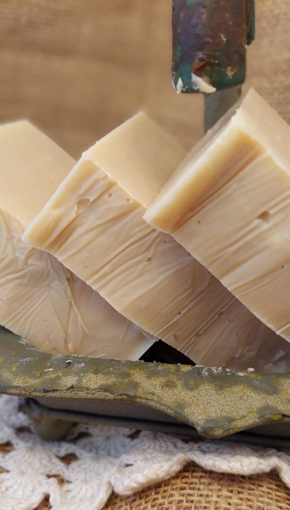 Unscented Castile Goats Milk Soap Olive Oil S...