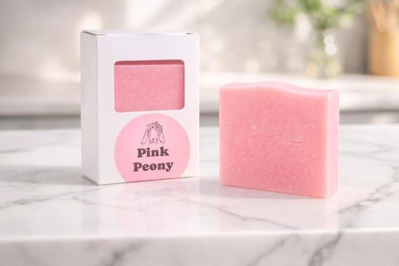 Pink Peony Goat Milk Soap...