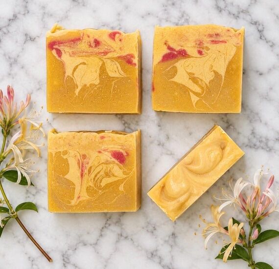 Heavenly Honeysuckle Goat Milk Soap...