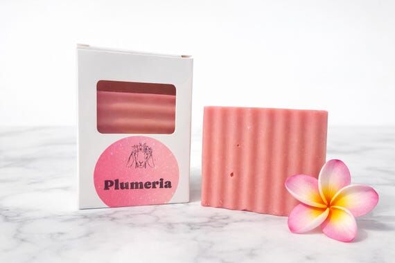 Plumeria Goat Milk Soap – Tropical Floral B...