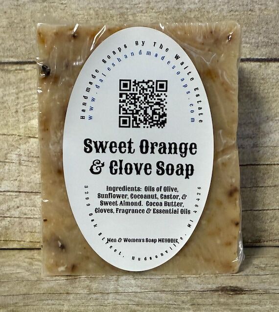 Sweet Orange & Clove Soap...