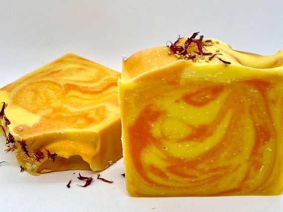 Mango Tango Soap, handmade with fresh mango...