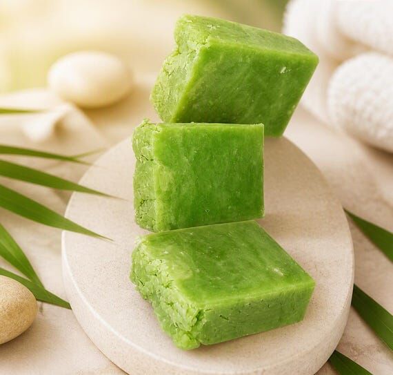 Amber & Musk Hot Process Soap – Handmade Na...