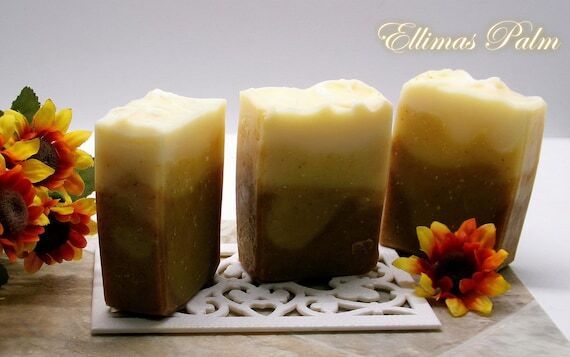 Handmade Turmeric Soap – Natural Citrus Bar...