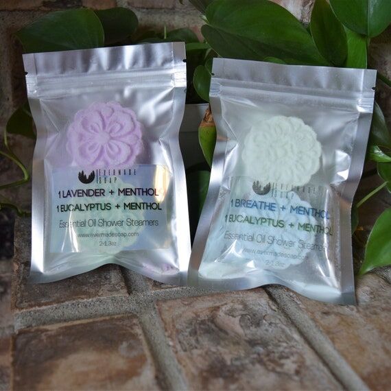 Homemade Shower Steamers/ shower bomb/ Mentho...