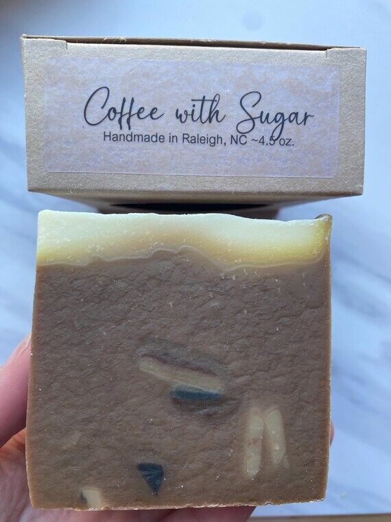 Coffee With Sugar - One Bar of Handmade Soap ...