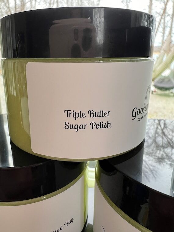Sandalwood Vanilla Sugar Body Polish - Handm...