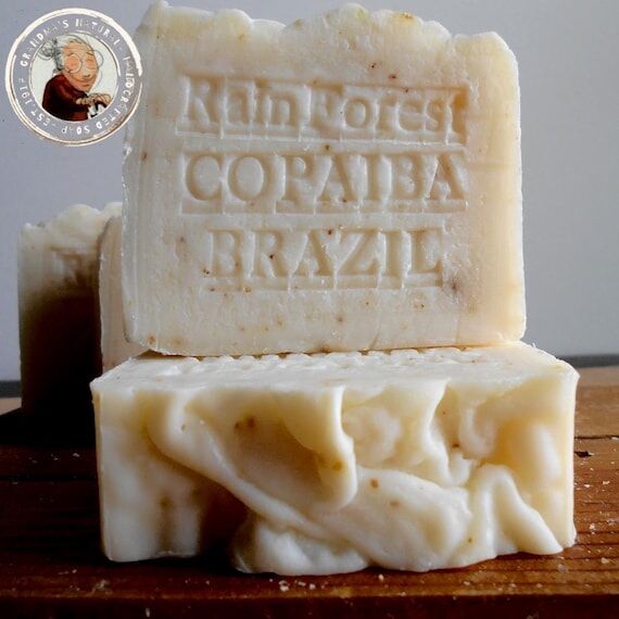 Rain Forest Copaiba MILLED Handmade Soap Wi...