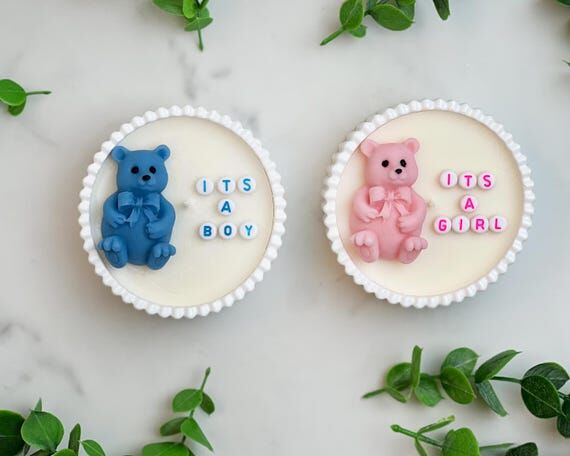 Handmade blue It's a Boy or pink It's a Girl ...