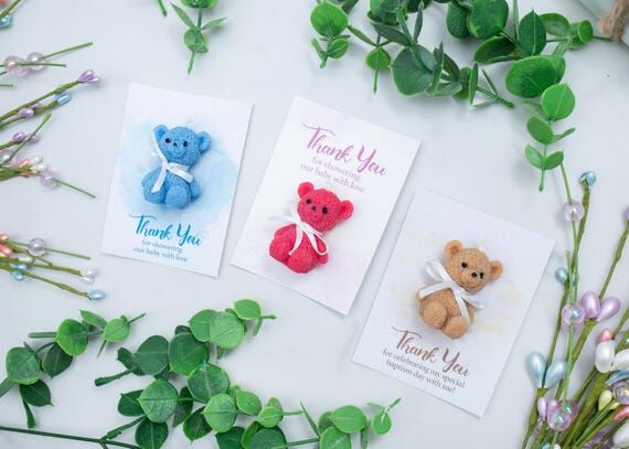 Handmade Teddy Bear Soy Candles with the scen...