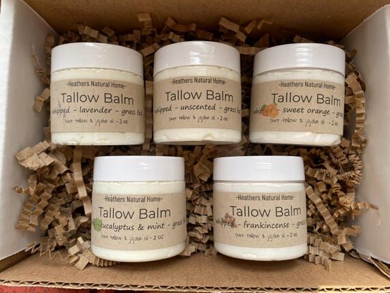 Tallow Gift Set, Set of 3 or 5 Small Tallows,...