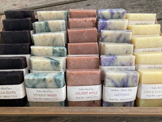 Handmade Rustic Artisan Soap, Natural Soap Ba...