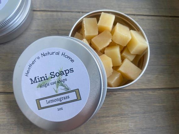 Travel Soap Mini's in a Tin: Artisan Travel S...