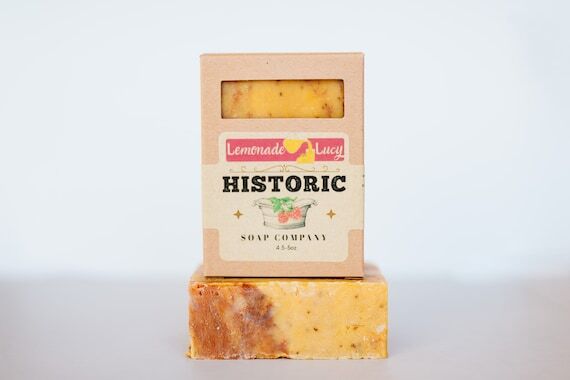 Lemonade Lucy Bar Soap: Natural Raspberry and...