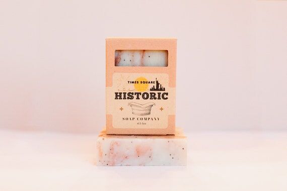 Times Square Exfoliating Soap: Handmade Cold ...