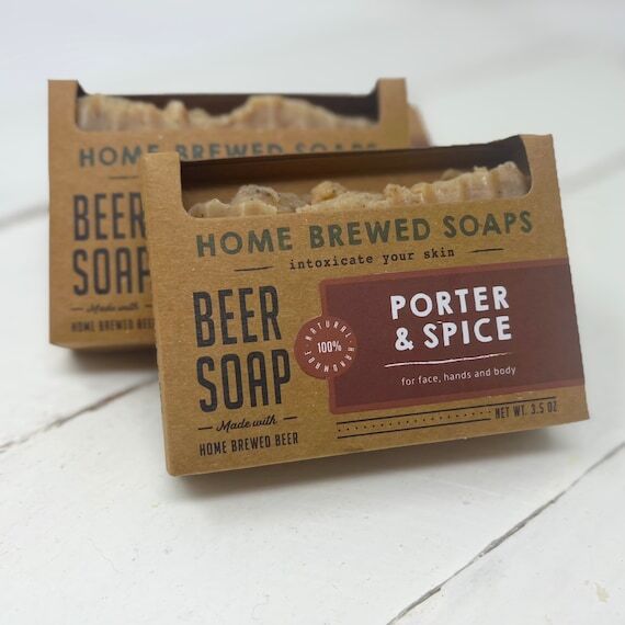 SALE SOAP! Beer Soap, Porter & Spice, Homemad...