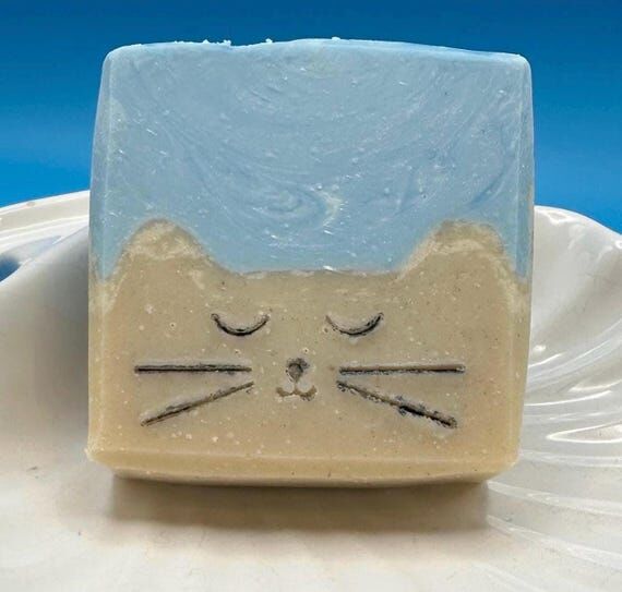 Vanilla Coconut Beach Cat Soap - handcrafted ...