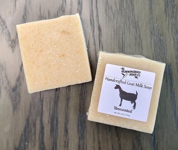 Handmade Unscented Goat Milk Soap: Natural Ba...