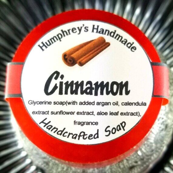CINNAMON Glycerin Soap, Spicy Cinnamon Scente...