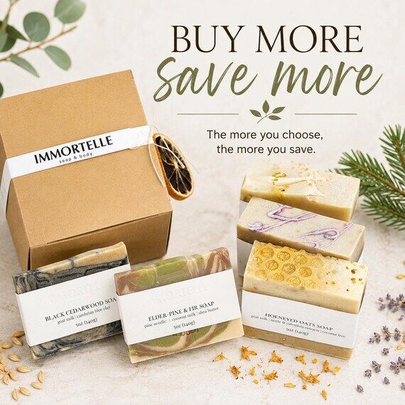Mix & Match Botanical Soap Bundle | Handmade ...