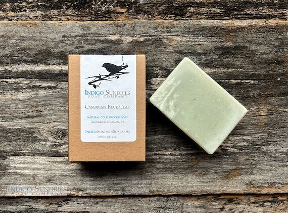 Cambrian Blue Clay Soap / Unscented handmade ...
