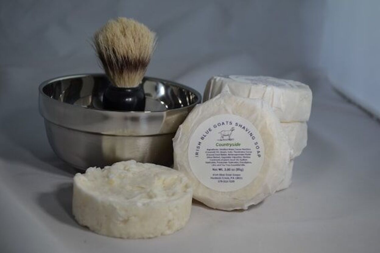 Irish Blue Goat Soap