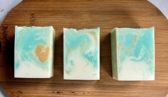 White Tea and Ginger Goat Milk Soap, Glycerin...