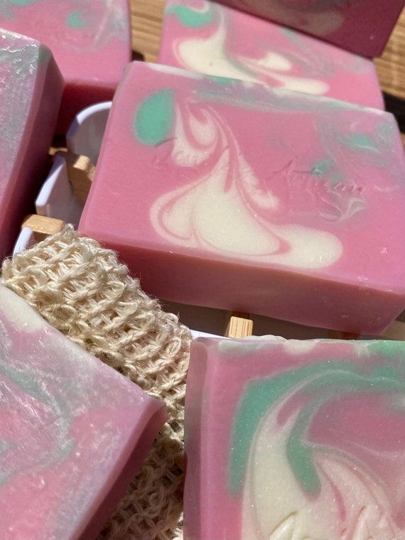 Sweet Pea Handmade soap bar...