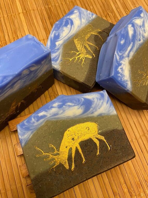 Rustic Woods and Rum Soap, Men's Handmade soa...