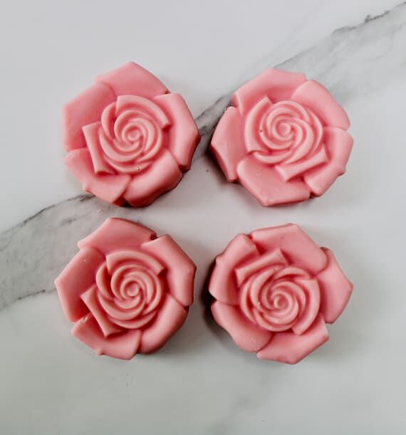 Custom Rose Geranium Handmade Soap Bars, Arti...