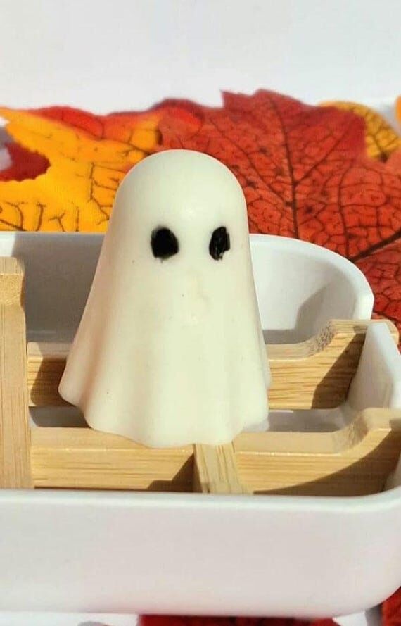 Spooky ghost handmade glycerin soap-vegan-Hal...