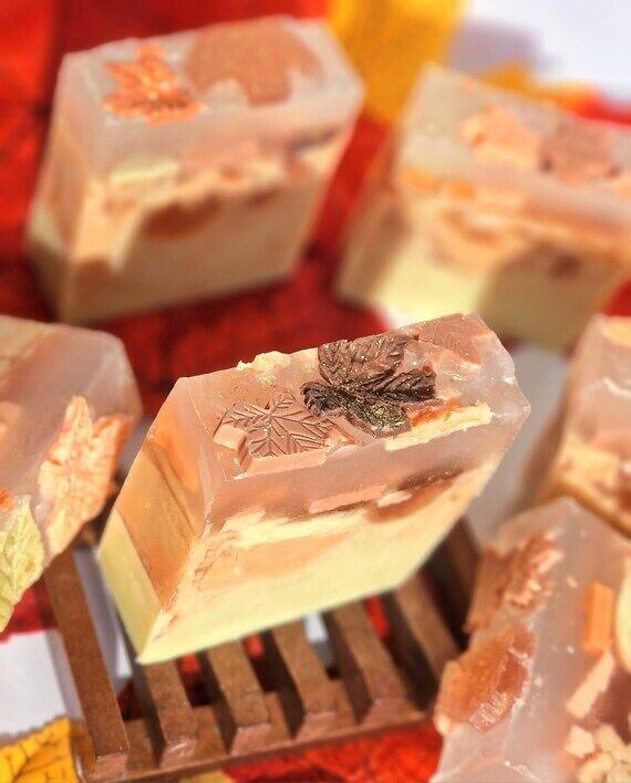 Handmade Goat Milk Soap – Warm Autumn Scent...