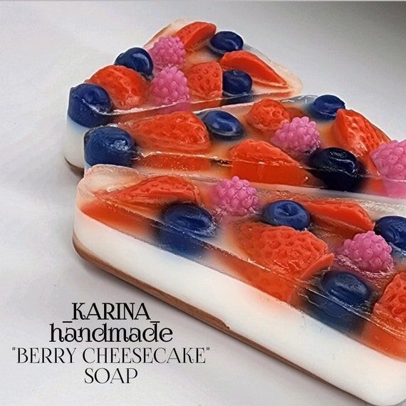 Handmade Berry Cheesecake Soap: Novelty Spa G...