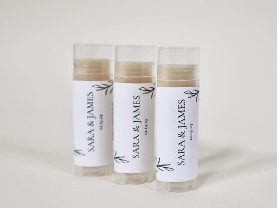 Custom Wedding Lip Balm Favors | Personalized...
