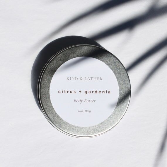 Citrus + Gardenia Body Butter | Whipped Body ...