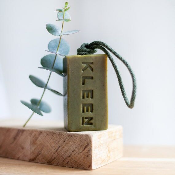 Mint Eucalyptus Soap on a Rope: Vegan Oatmeal...