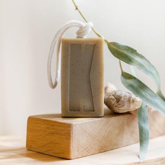 Vetiver Soap on a Rope: Exfoliating Oatmeal &...