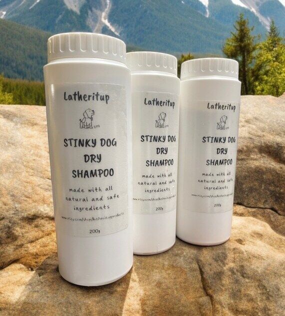Dry Shampoo for Dogs/Natural Pet Care/Dog gro...