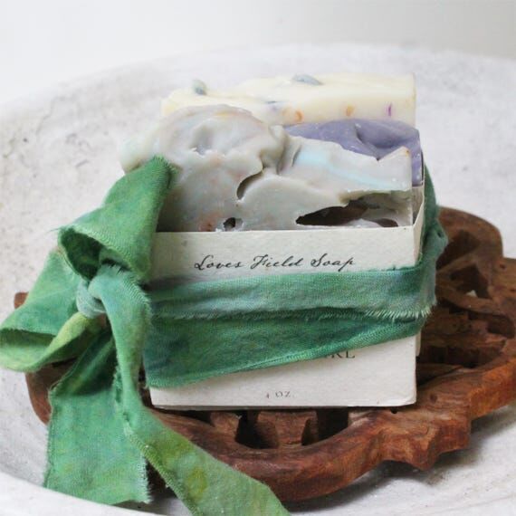 Handmade Goat Milk Soap Gift Set, 3 Bar Artis...