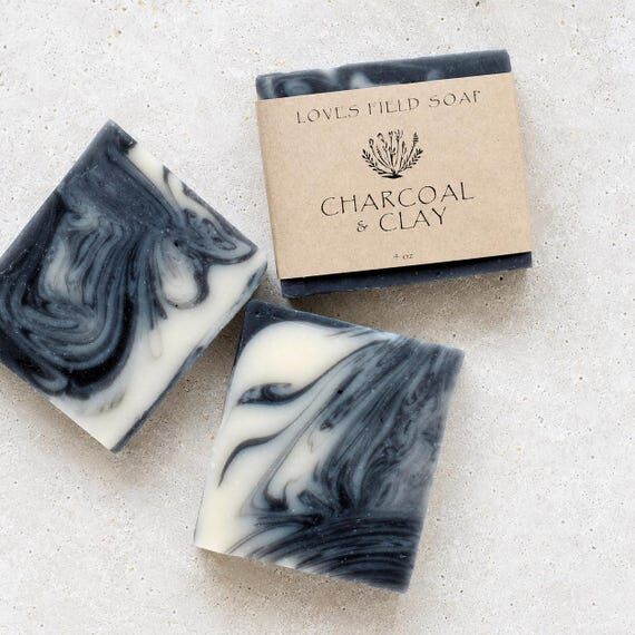 Fragrance Free Soap Charcoal and Clay Goat Mi...