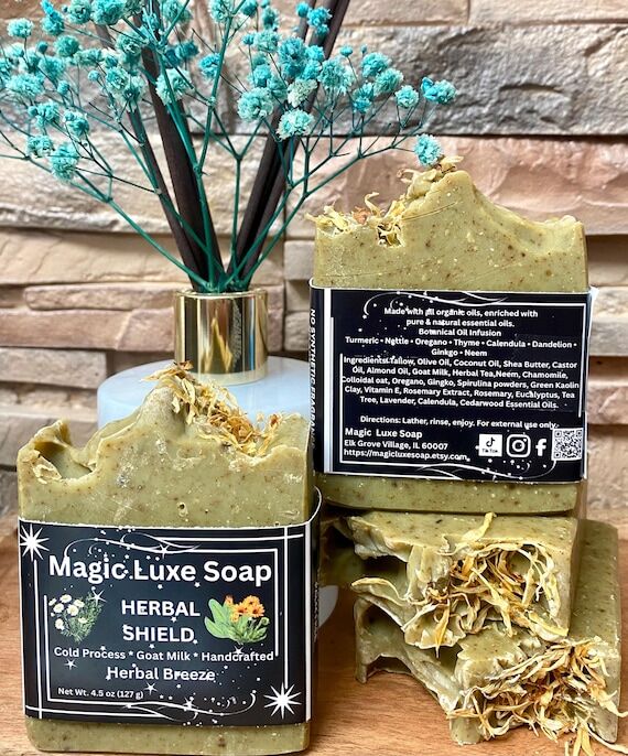 Herbal Shield | Goat Milk Soap | Botanical In...