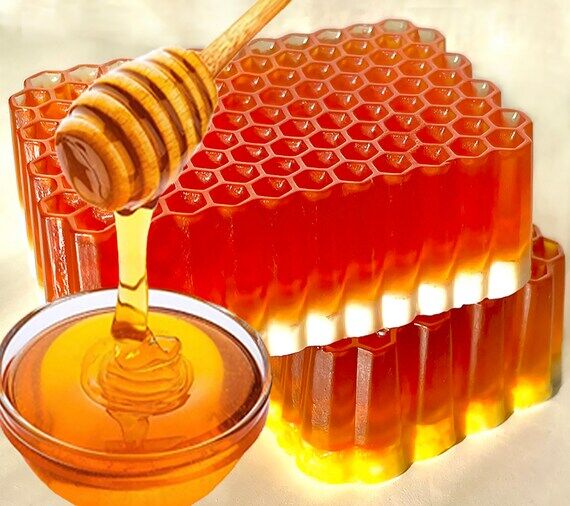 Organic Honeycomb Soap, Natural Olive Oil Sea...