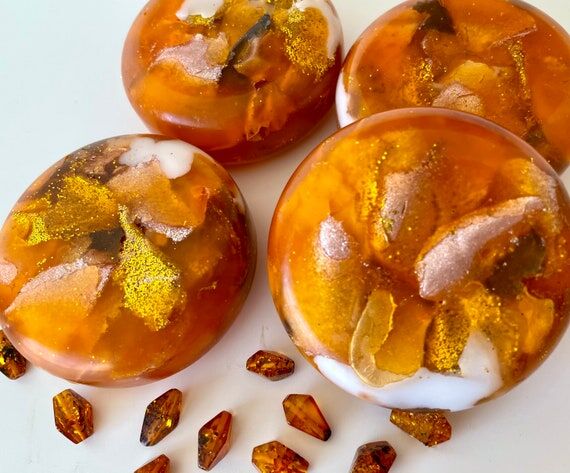 Handmade Amber Glycerin Soap: Sea Buckthorn O...