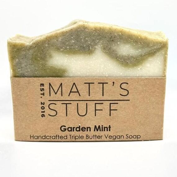 Garden Mint Spearmint Triple Butter Soap...